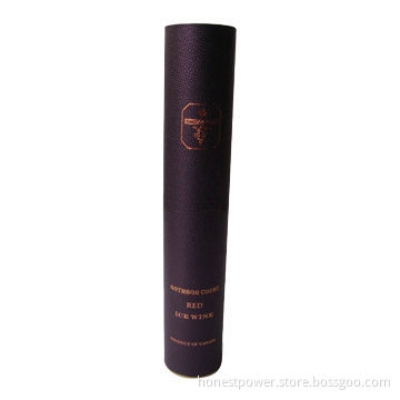 Wine Box Tube, Made of Leatherette Paper, Customized Logos and Sizes Accepted